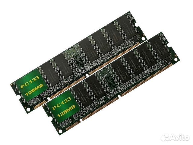 Б/у 256Mb PC-133 Hyundai hy57v28820at-H (Kit 2x128