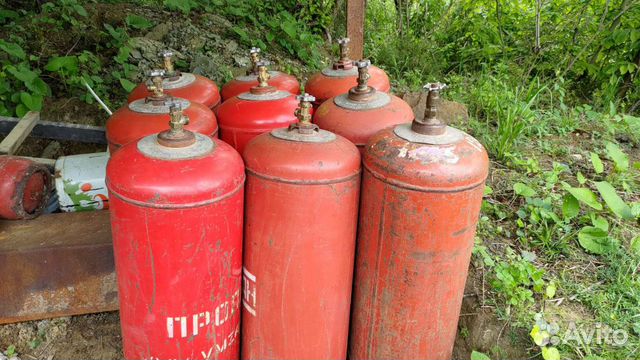 Газовый баллон бу 50л. Газовая баллонная установка