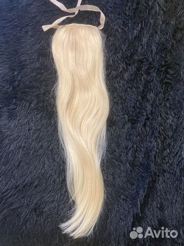 Шиньон хвост из натуральных волос