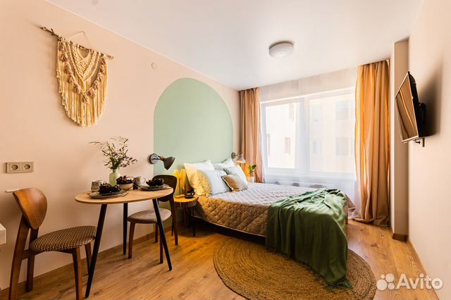 

Квартира-студия, 24 м², 1 кровать