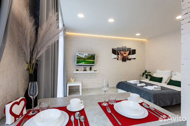 

Квартира-студия, 30 м², 2 кровати