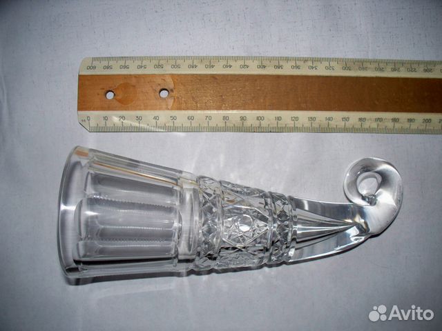 Рог хрустальный, советский Рог хрустальный, советский
