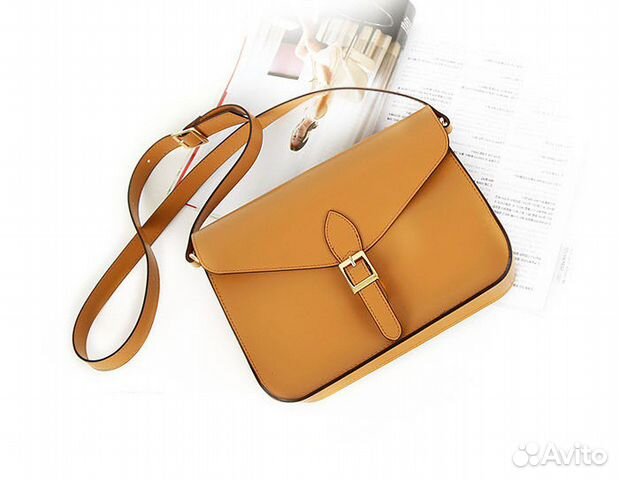Сумка сумочка желтая маленькая новая