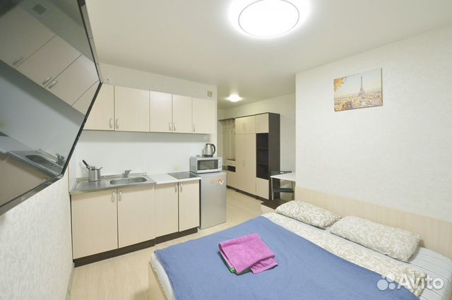

Квартира-студия, 18 м², 1 кровать
