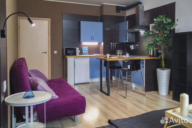 

1-к. квартира, 40 м², 2 кровати