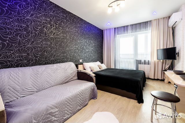 

Квартира-студия, 28 м², 2 кровати