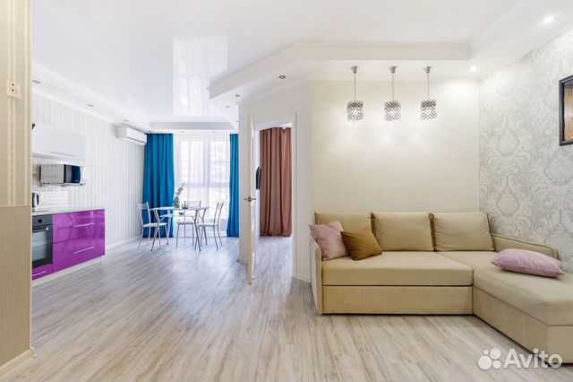 

2-к. квартира, 48 м², 2 кровати