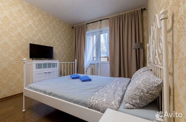 

1-к. квартира, 38 м², 2 кровати