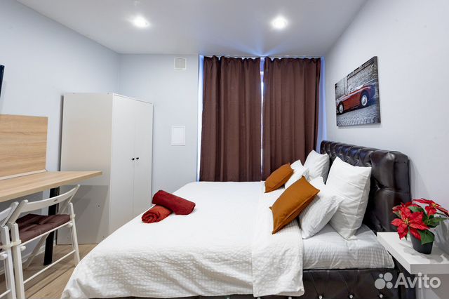 

Квартира-студия, 30 м², 1 кровать