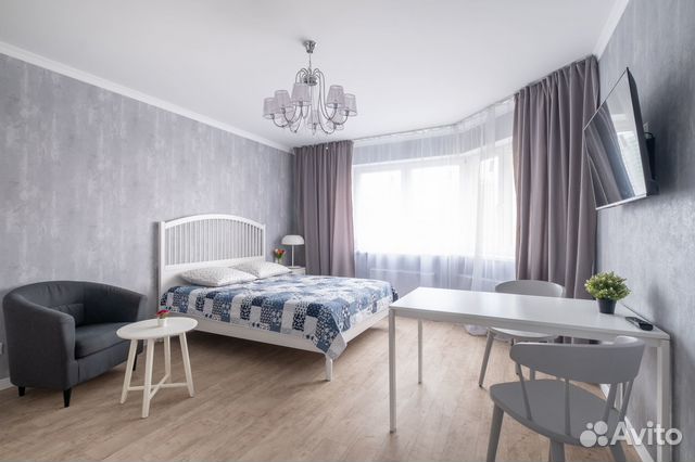 

Квартира-студия, 28 м², 2 кровати