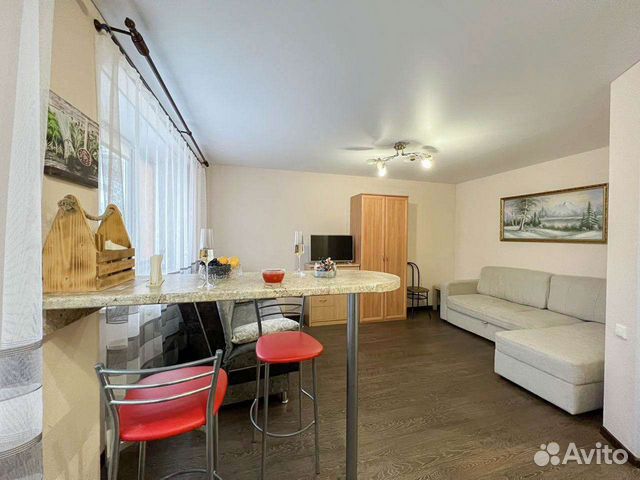 

Квартира-студия, 29 м², 2 кровати