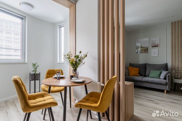 

Квартира-студия, 34 м², 2 кровати