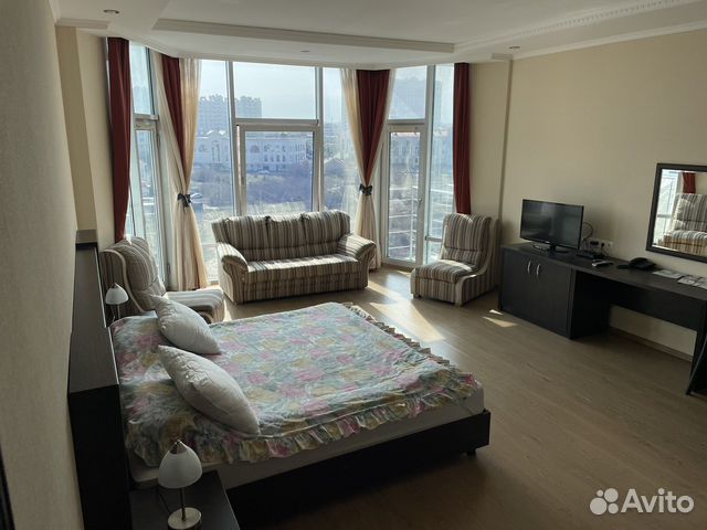 

Квартира-студия, 44 м², 2 кровати