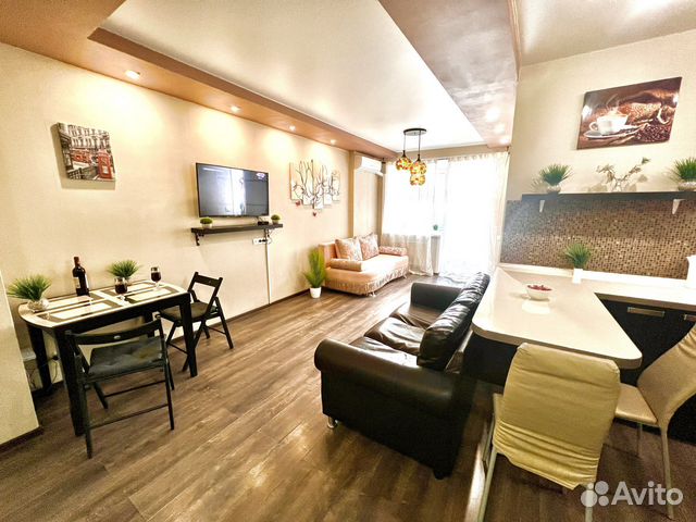 

Квартира-студия, 52 м², 2 кровати