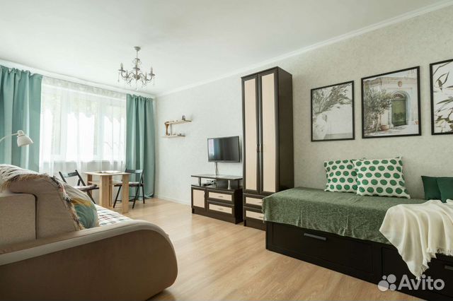 

1-к. квартира, 35,5 м², 2 кровати
