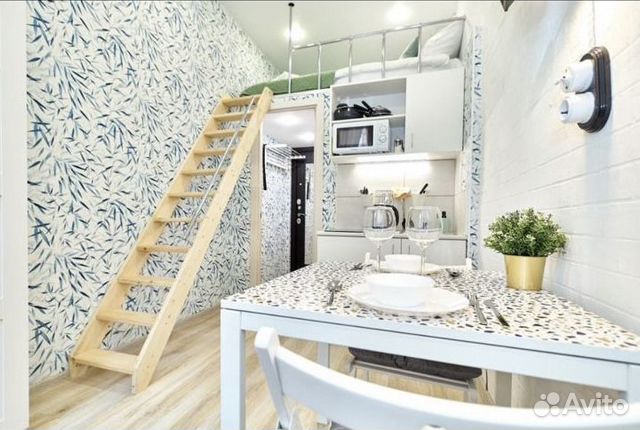

Квартира-студия, 14,5 м², 2 кровати