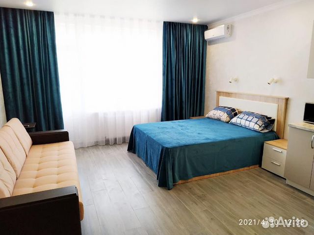 

Квартира-студия, 37 м², 2 кровати