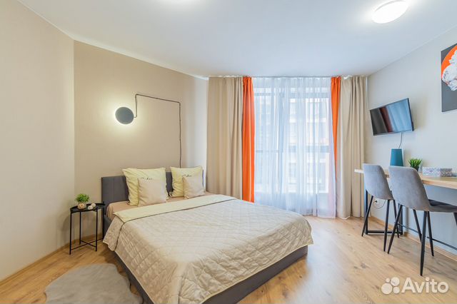 

Квартира-студия, 28 м², 1 кровать