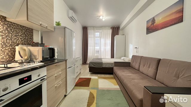 

Квартира-студия в апарт-отеле, 35 м², 2 кровати