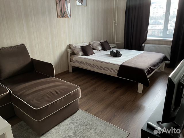 

1-к. квартира, 40 м², 2 кровати