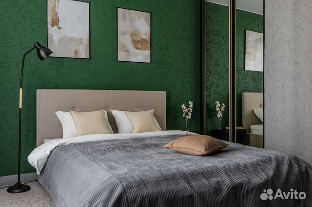 

1-к. квартира, 42 м², 2 кровати
