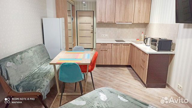 

Квартира-студия, 27 м², 2 кровати