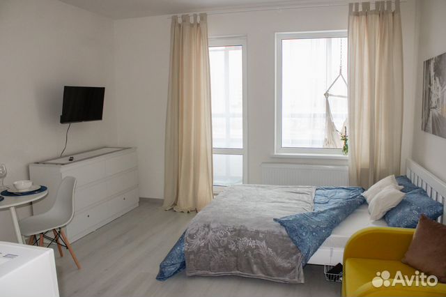 

Квартира-студия, 25 м², 2 кровати