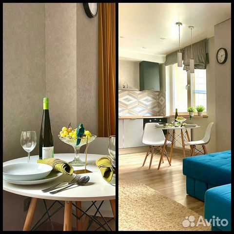 

Квартира-студия, 46 м², 3 кровати