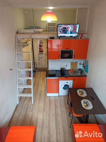

Квартира-студия, 20 м², 4 кровати