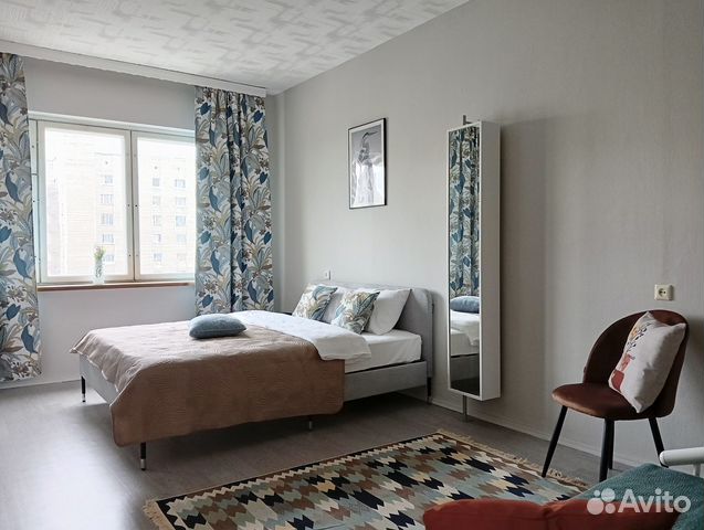 

1-к. квартира, 41 м², 2 кровати