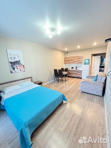 

Квартира-студия, 30 м², 1 кровать