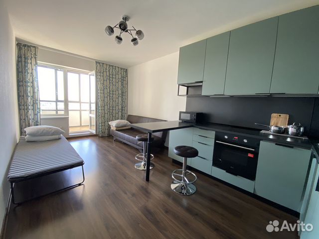 

Квартира-студия, 30 м², 2 кровати