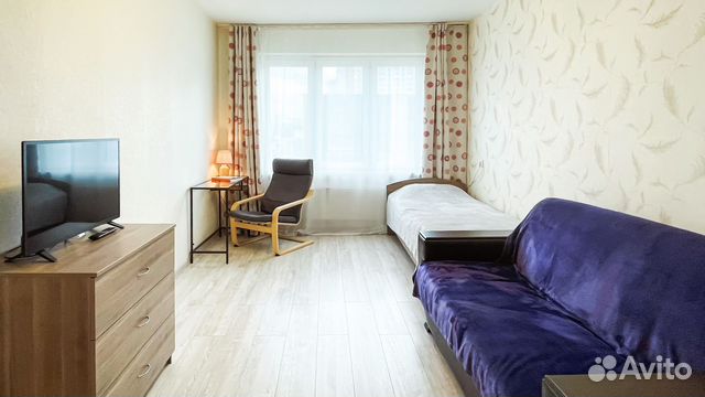 

1-к. квартира, 40 м², 4 кровати