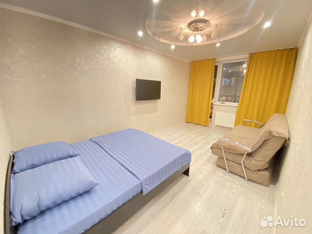 

1-к. квартира, 42 м², 2 кровати