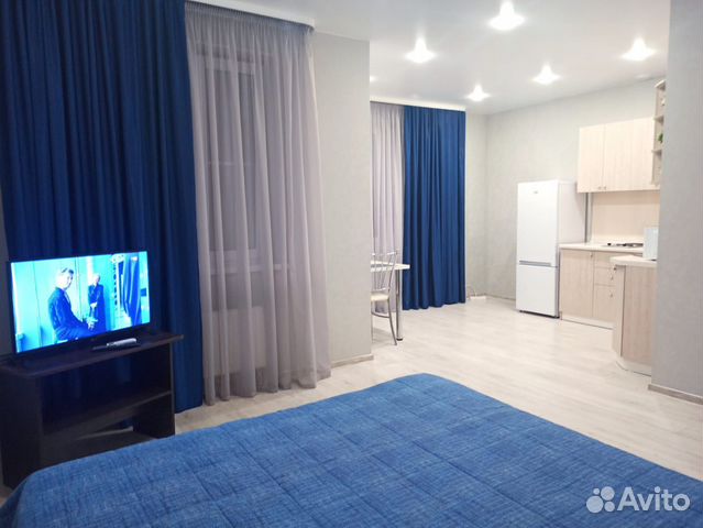 

Квартира-студия, 32 м², 1 кровать