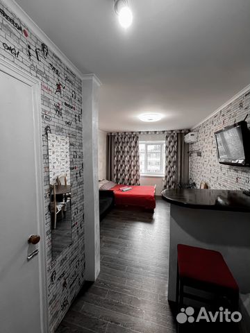 

Квартира-студия, 18 м², 2 кровати