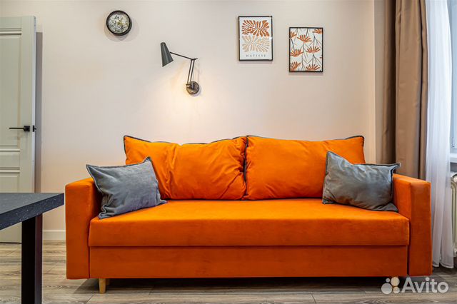 

1-к. квартира, 44 м², 3 кровати