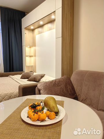 

Квартира-студия, 26 м², 2 кровати