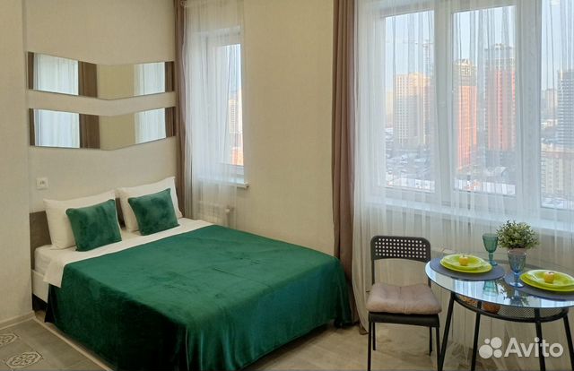 

Квартира-студия, 25 м², 1 кровать