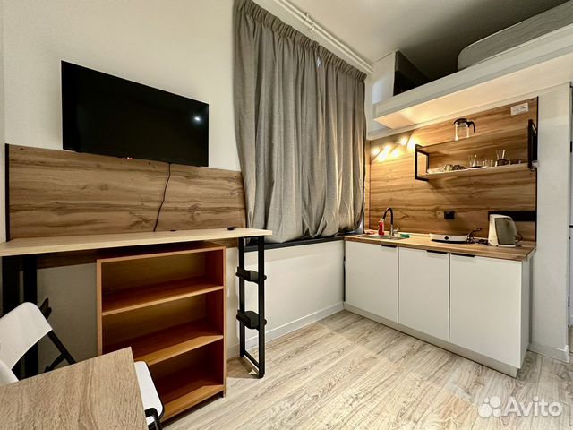 

Квартира-студия, 18 м², 1 кровать