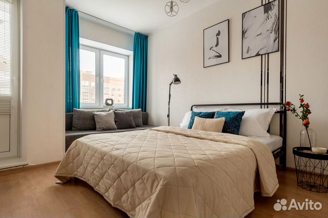 

Квартира-студия, 29 м², 2 кровати