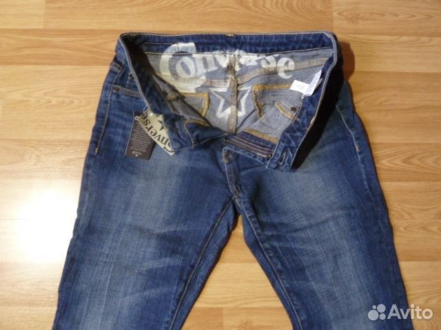 Джинсы клёш Converse Old Blue из США W29XL34 Джинсы клёш Converse Old Blue из США W29XL34