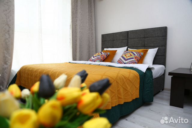 

1-к. квартира, 47 м², 2 кровати