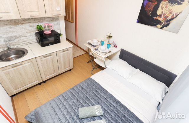 

Квартира-студия, 12 м², 1 кровать