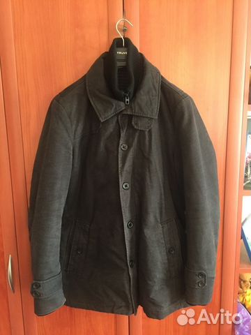 Мужское пальто Style Starling L-XL Черное(серое) Мужское пальто Style Starling L-XL Черное(серое)