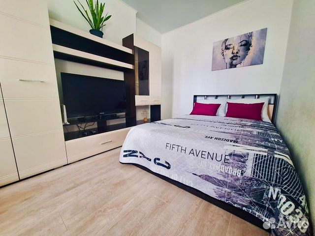 

1-к. квартира, 46,5 м², 2 кровати