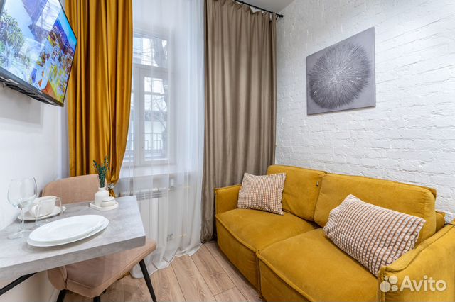 

Квартира-студия, 15 м², 1 кровать