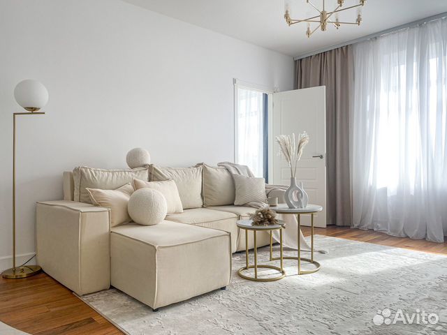 

1-к. квартира, 52 м², 2 кровати