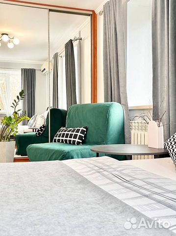 

Квартира-студия, 30 м², 2 кровати