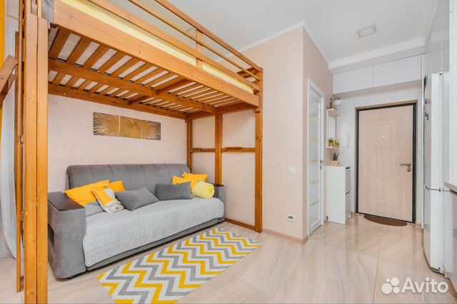 

Квартира-студия, 22 м², 2 кровати